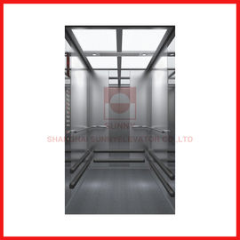 Grande espaço do elevador de alta velocidade de aço inoxidável para o tamanho da porta de abertura do hospital 1100*2100
